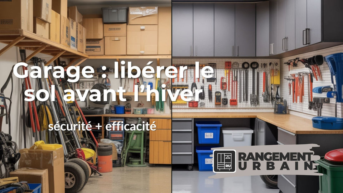 Garage : libérer le sol avant l’hiver (sécurité + efficacité) - Rangement Urbain